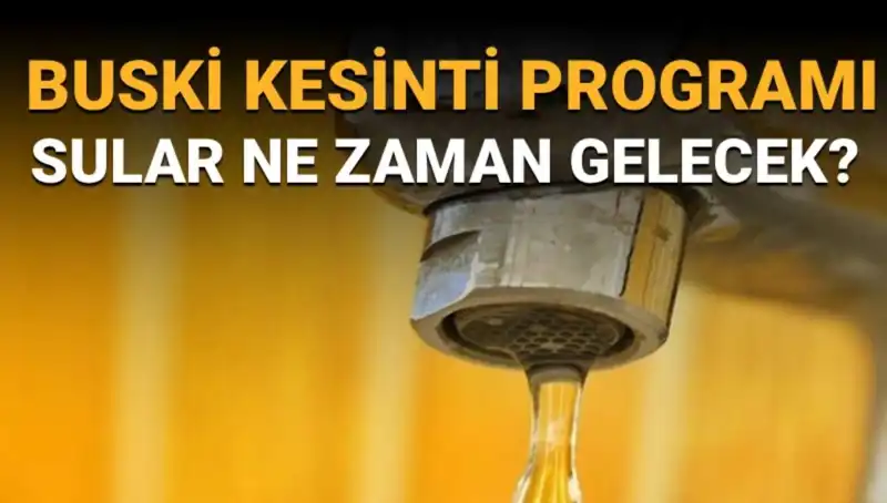 Bursa Nilüfer'de Su Kesintisi Ne Zaman Sonlanacak? BUSKİ Duyurdu!
