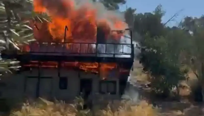 Bodrum'daki Yangın, Ekipleri Ve Vatandaşları Alarma Geçirdi!
