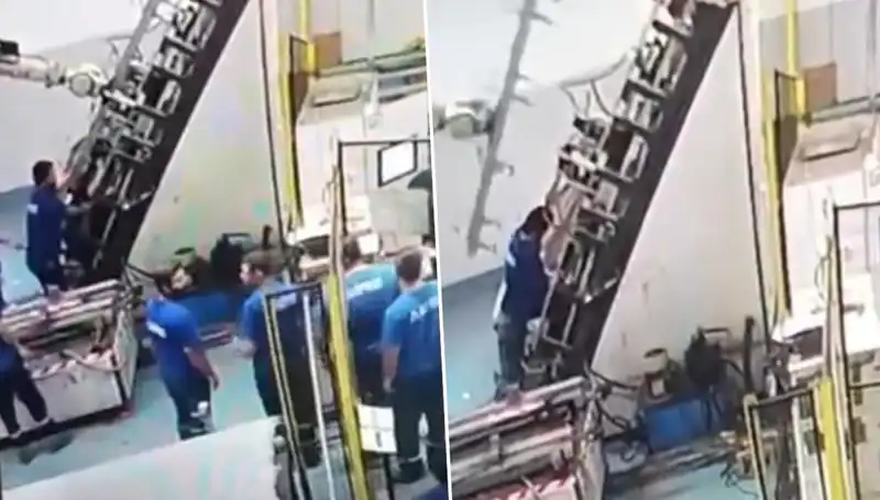 Faciaya Neden Olan Olay: Fabrikada Makine Sırtına Saplandı