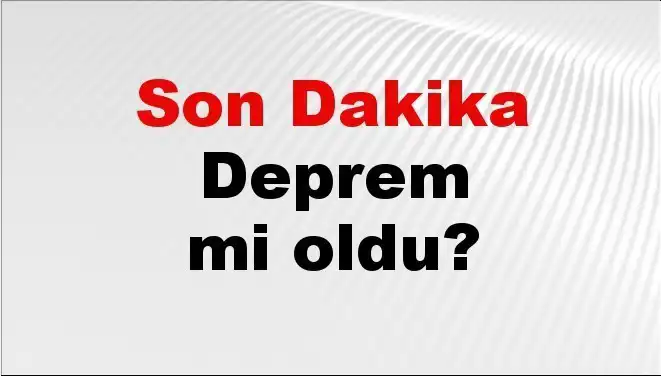 Çanakkale'de Şok Deprem! Son Durum ve Ayrıntılar Burada
